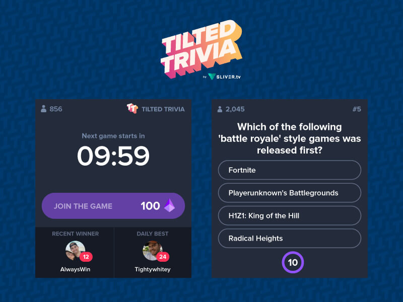 SLIVER.tv Tilted Trivia
